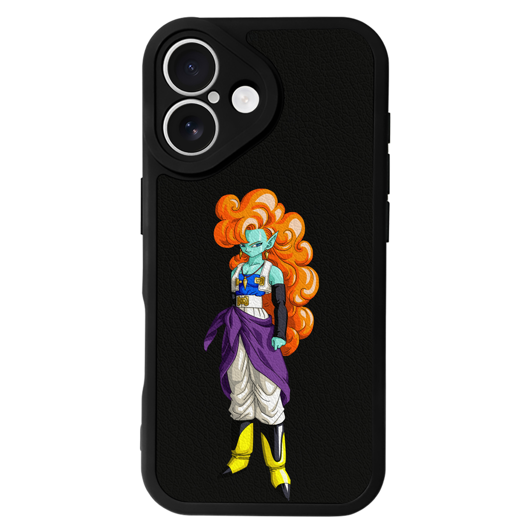 （画像用） ドラゴンボール DRAGON BALL 【iPhone 16シリーズ対応】シリコンスマホケース（レザー調） 材質：シリコン